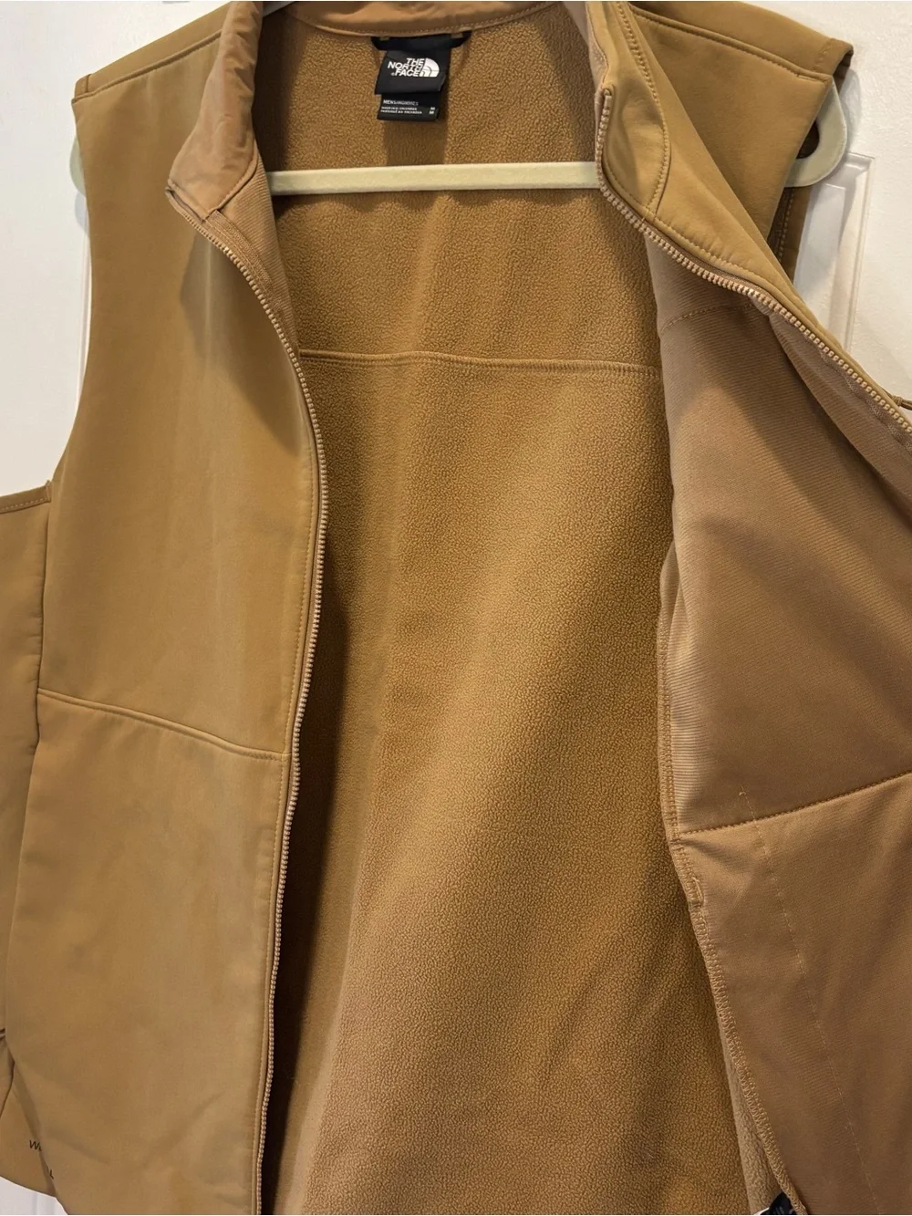 The North Face WINDWALL Shell Vest  Gold Tan Size Medium Men’s